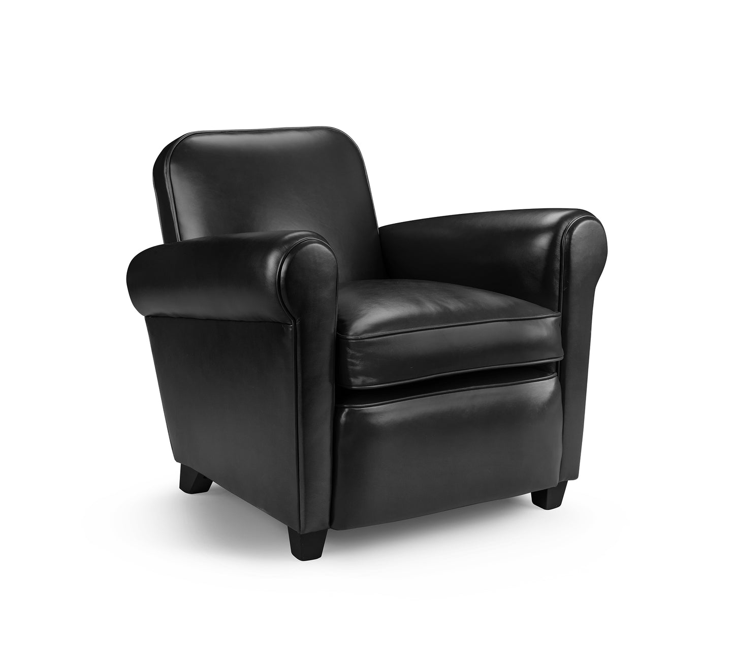 Barrington Brown Leather Club Armchair