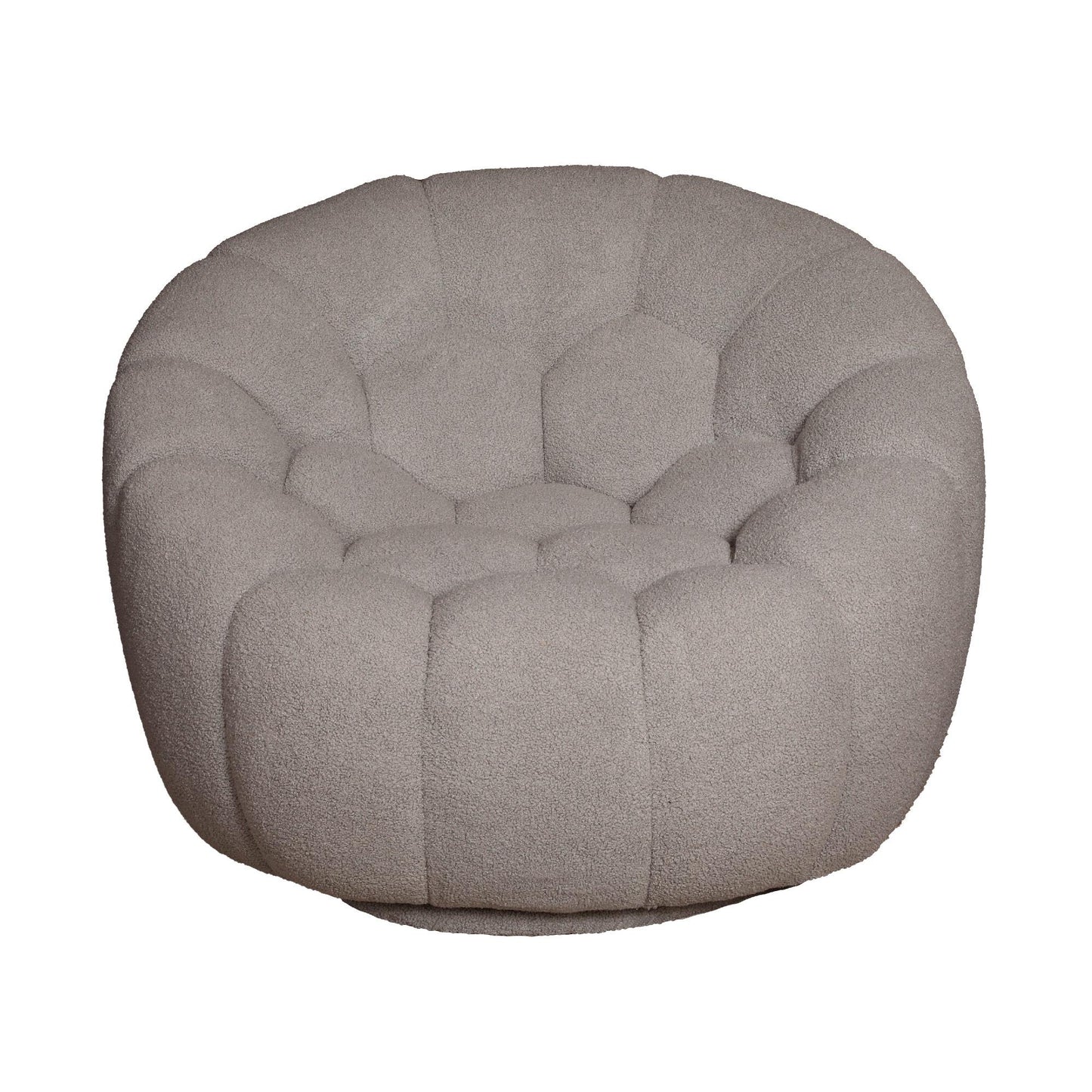 Aero Bubble - Swivel Chair in Grey Chenille