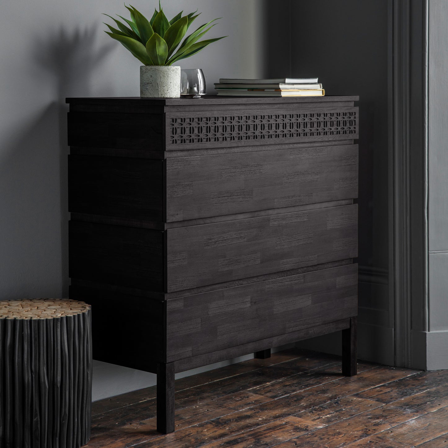 Boho 4 Drawer Chest