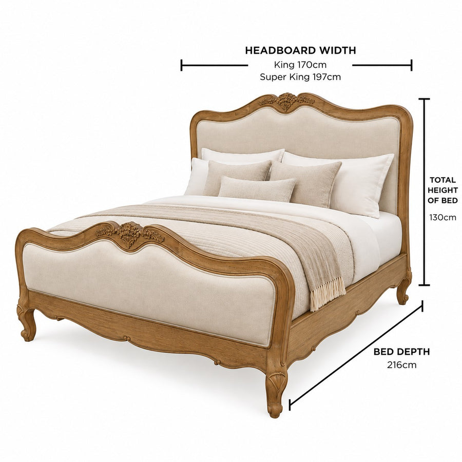 Monte Cristo Upholster Bed dimensions