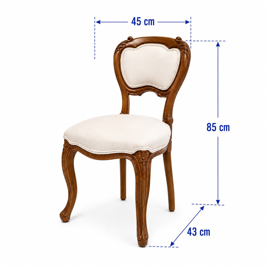 Paris Louis French bedroom chair dimensions