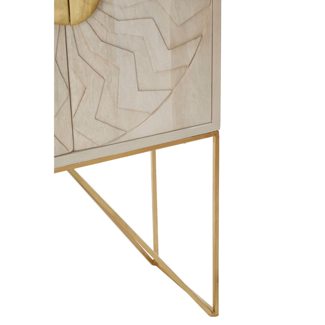 Sadras White Wash Mango Wood Cabinet