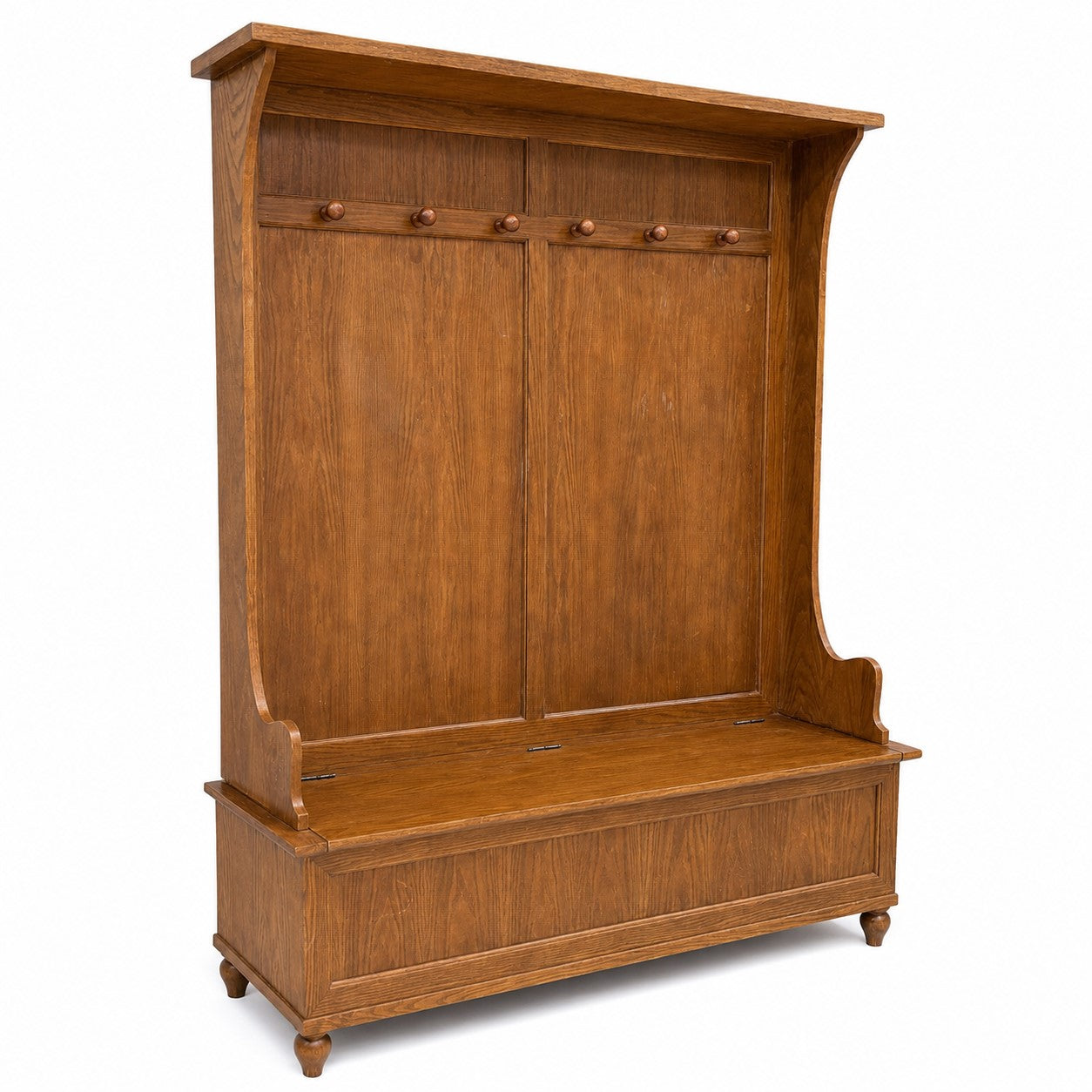 Victorian Oak Hall Stand