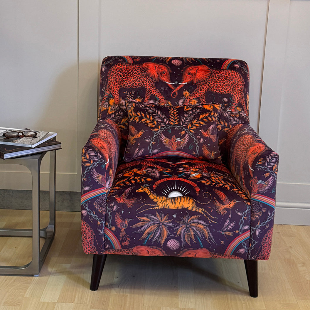 Waterlilly Velvet Armchair