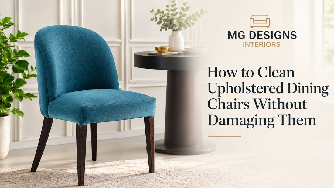 How to Clean Upholstered Dining Chairs Without Damaging Them