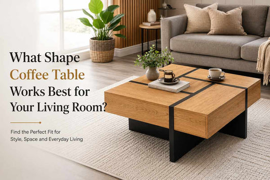What Shape Coffee Table Works Best for Your Living Room | MG Designs Interiors