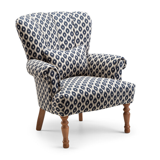 Fluted Spoon Back Armchair