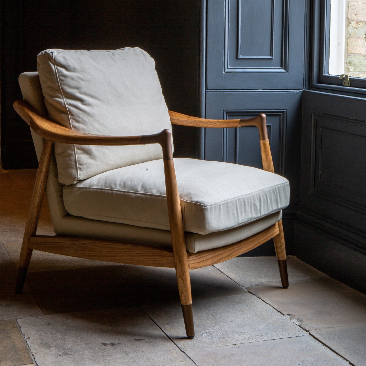 Alfie Chair - Ash Frame in Grey Wood Finish