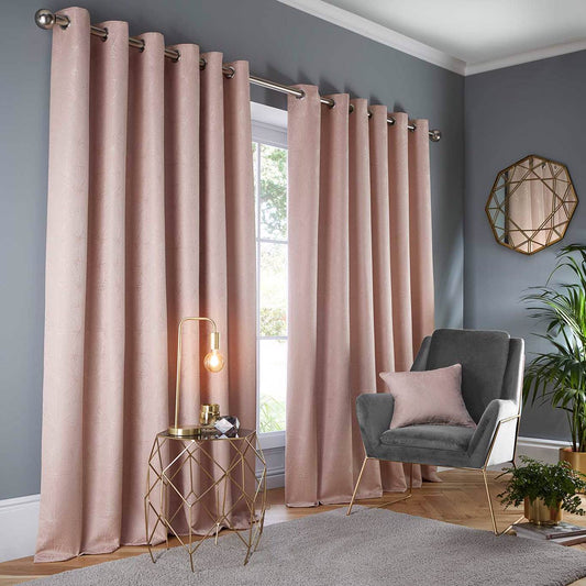 Amari Blush Curtains