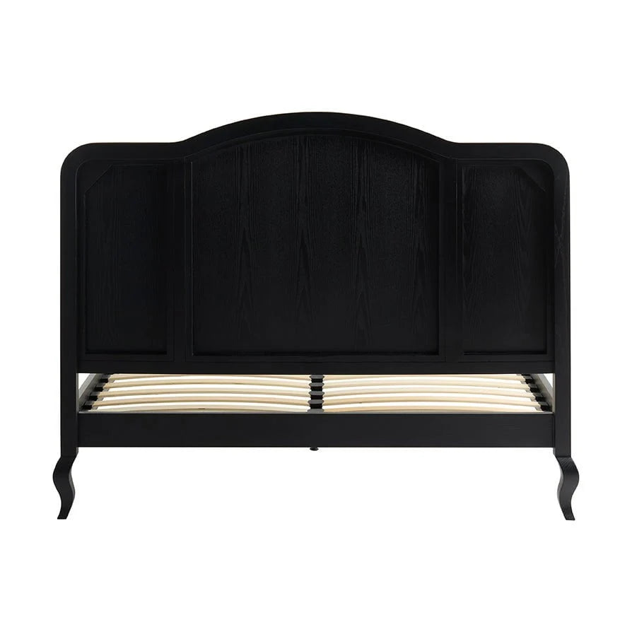 Amélie Rattan Bed Black