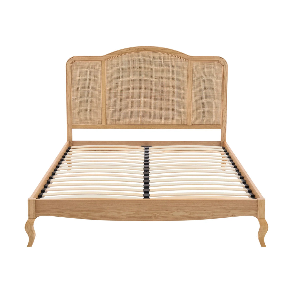 Amélie Rattan Bed Natural