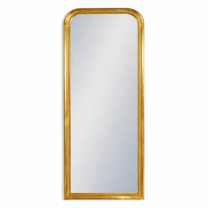 Antique Gold Beaded Cheval Mirror