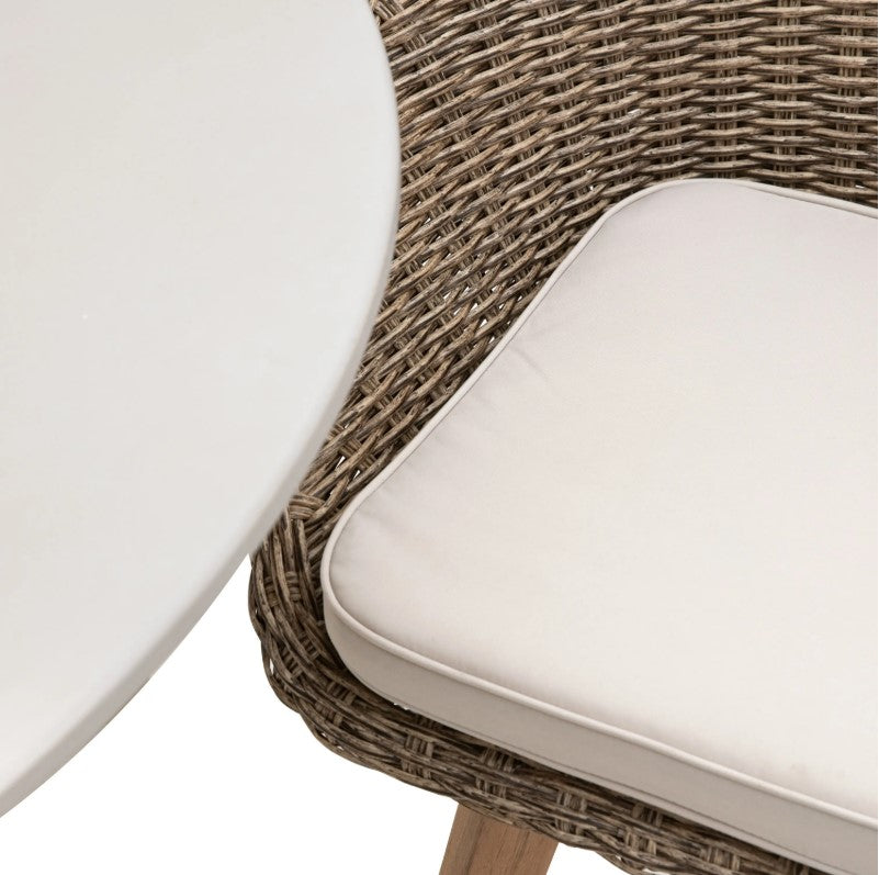 Avena 4 Seater Round Dining Set