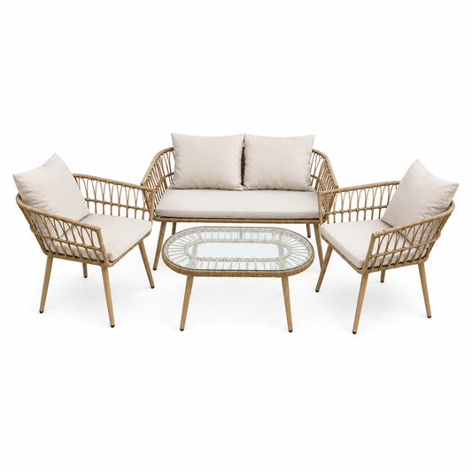 Bamboo Bohemian Furniture Set