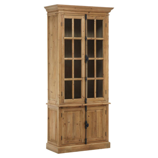 Banten Pine Wood Tall Cabinet
