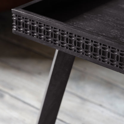 Boho Charcoal Coffee Table