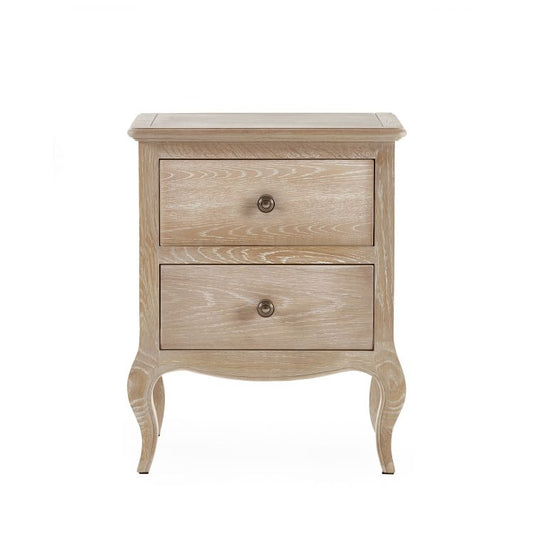 Camille French 2 Drawer Bedside