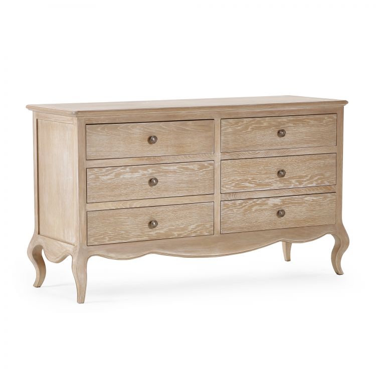 Camille French 6 Drawer Wide Chest