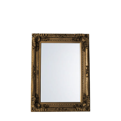 Carved Louis Wall Mirror Gold