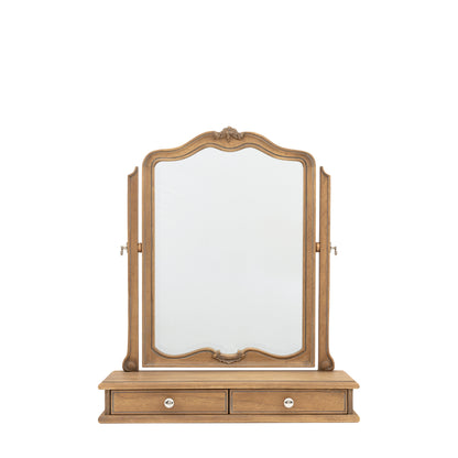 Chic Dressing Table Mirror Weathered