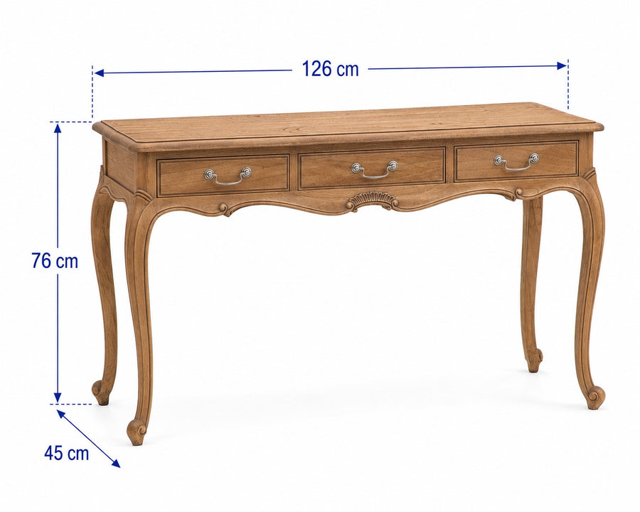 Chic Dressing Table Weathered dimensions