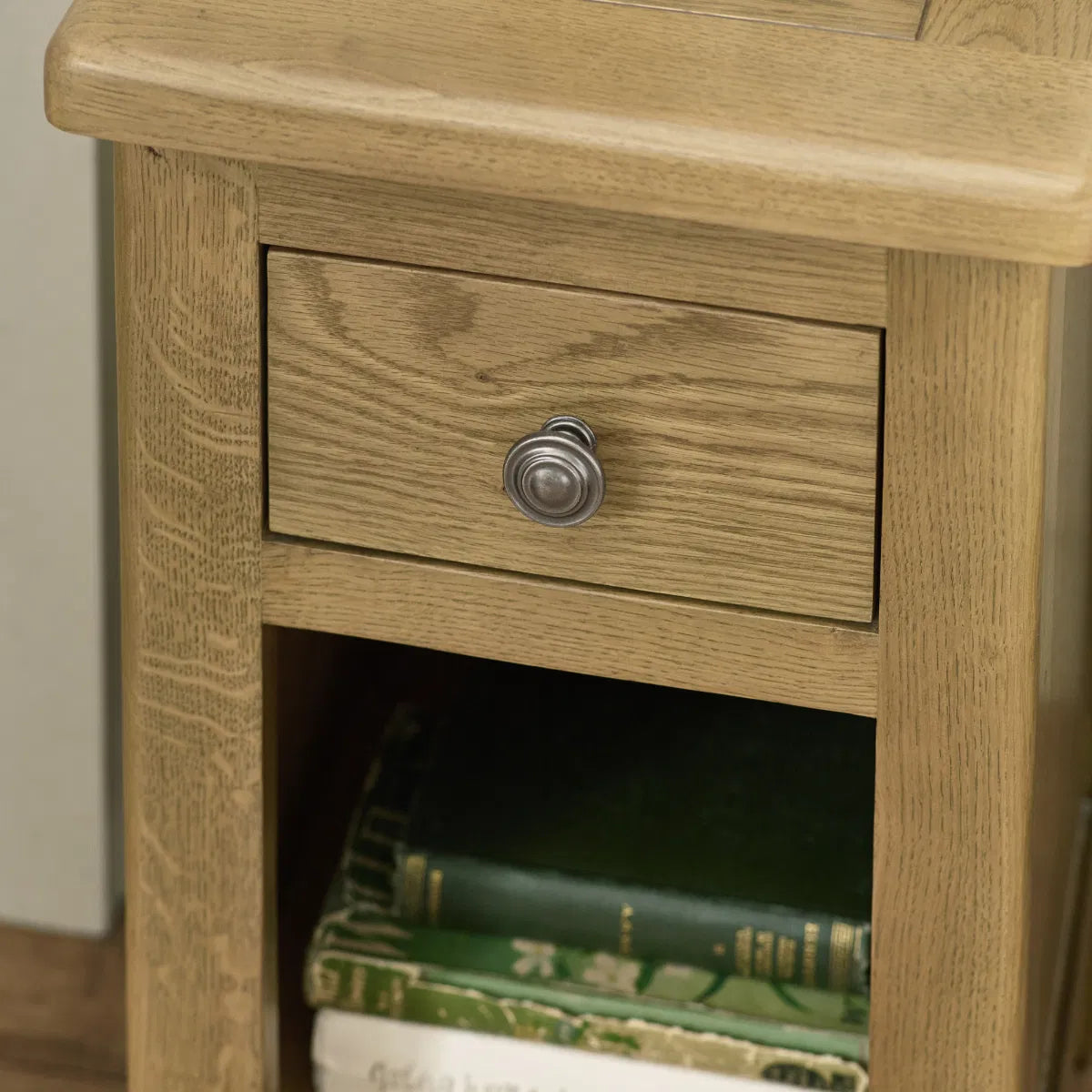 Cotswold Smokey Oak Bedside Cabinet