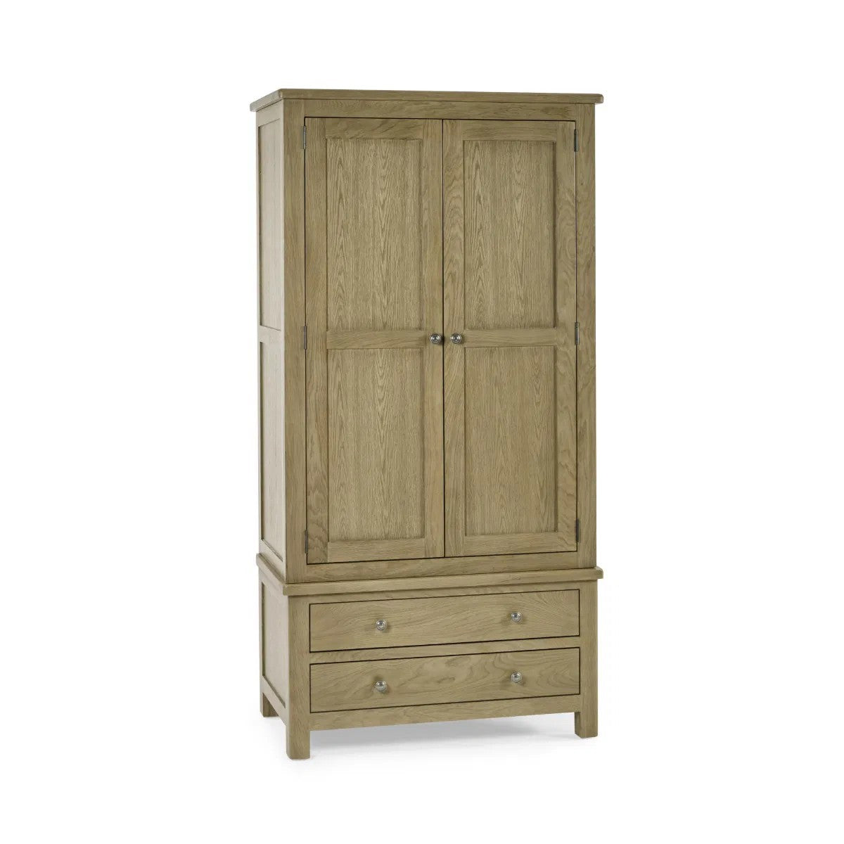 Cotswold Smokey Oak Double Wardrobe