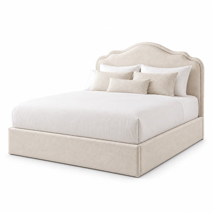Élodie Ottoman Storage Bed Cream