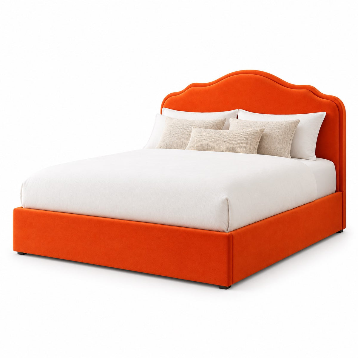 Élodie Ottoman Storage Bed Orange