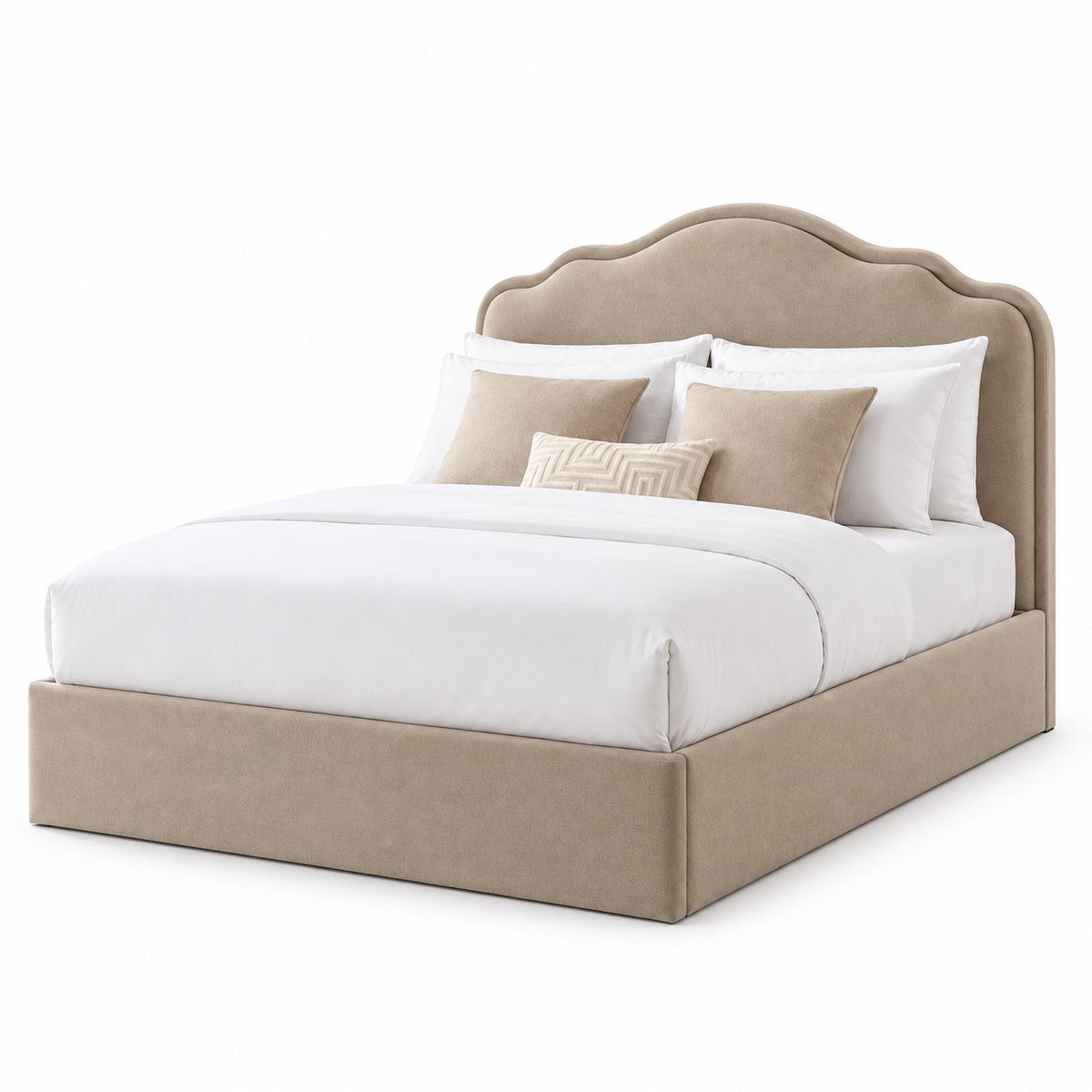Élodie Ottoman Storage Bed Stone
