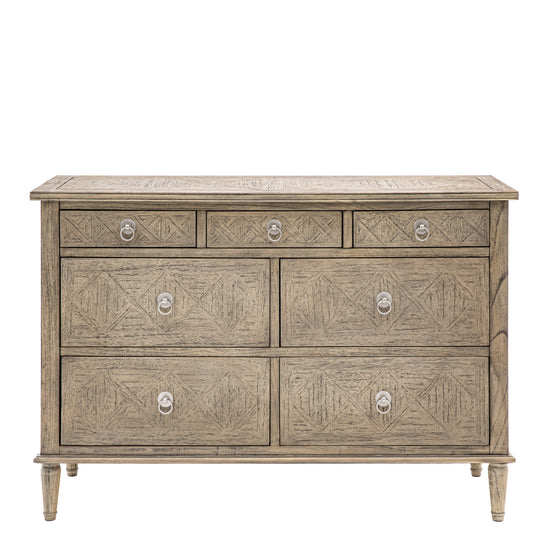 Mustique Weathered 7 Drawer Chest