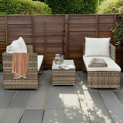 Florence 3 Seater Garden Set Cream