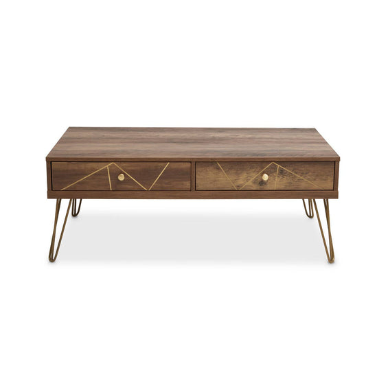 Flori Coffee Table with 2 Drawers
