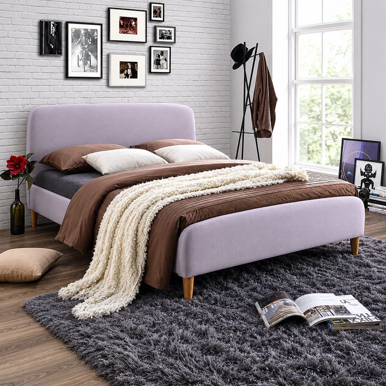 Geneva Upholetered Contemporary Bed