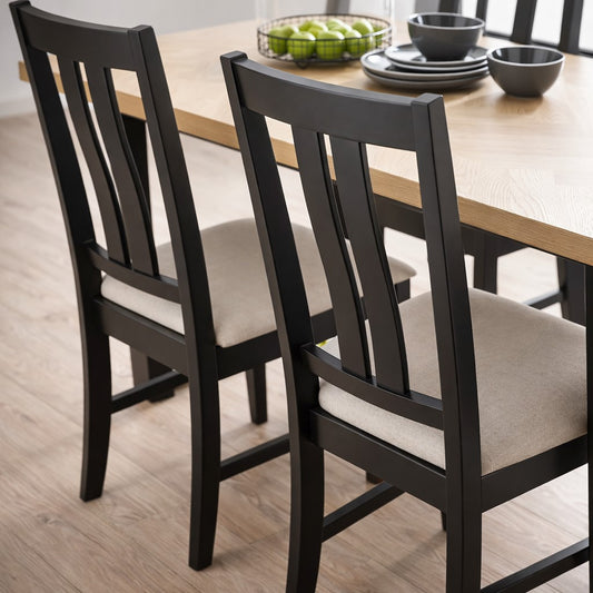 Hilton Black Dining Chair - Set of 2