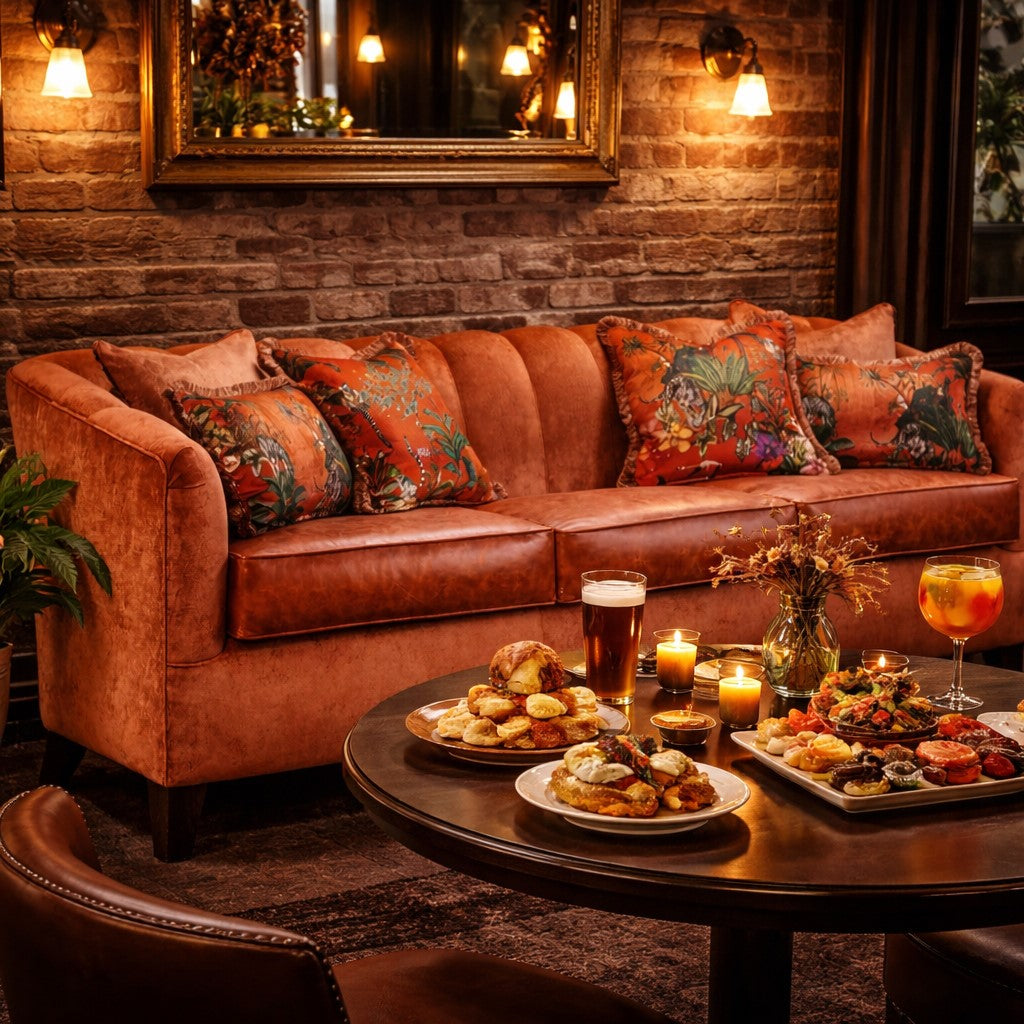 Ivy Style Three Seat Dining Sofa
