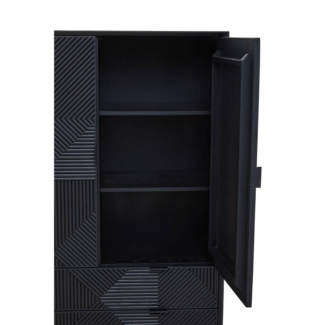 Jakara Black Finish Cabinet