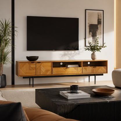 Jakara Natural Finish Media Unit