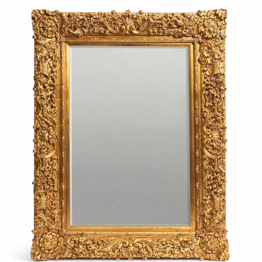 Large Gold Ornate Mirror