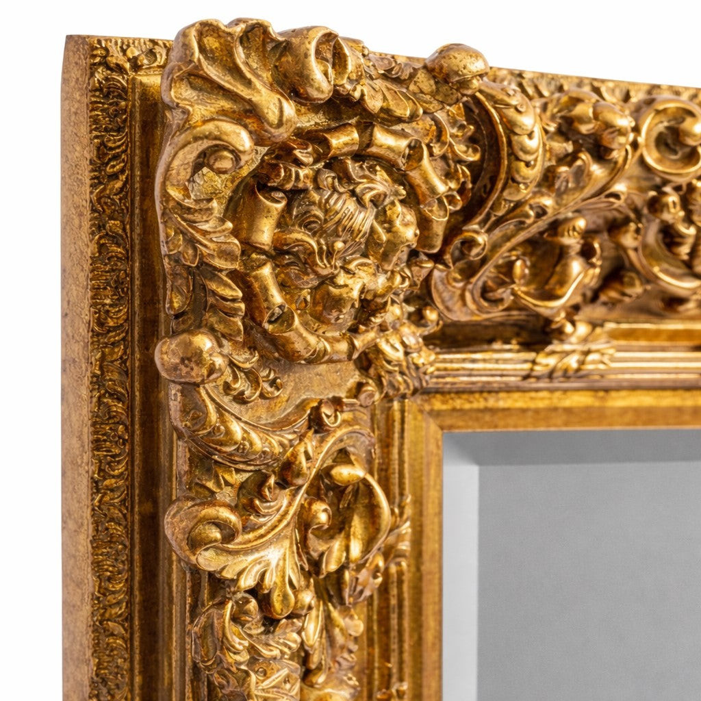 Large Gold Ornate Mirror