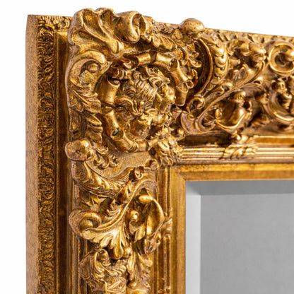 Large Gold Ornate Mirror