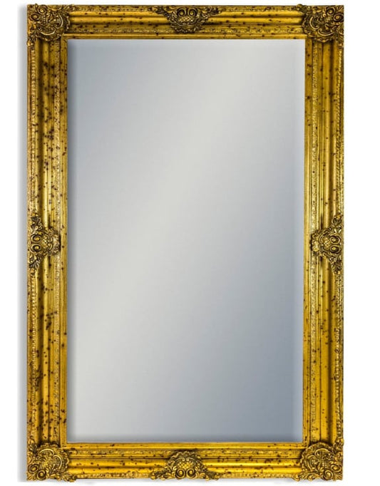 Large Rectangular Classic Mirror gold