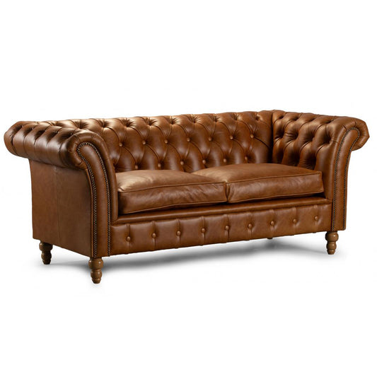 Vintage Chester Sofa in Leather