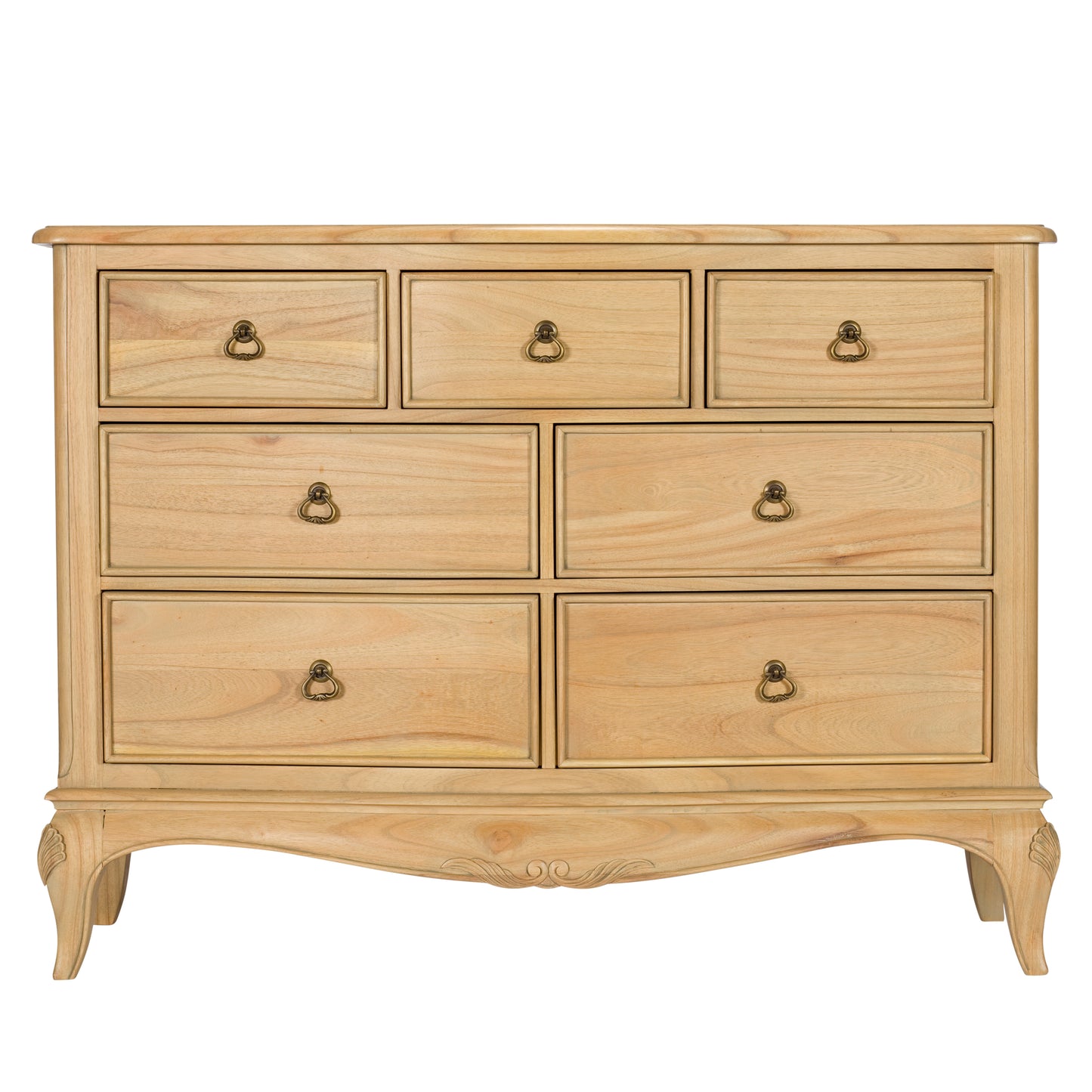 Limoges Natural 7 Drawer French Chest