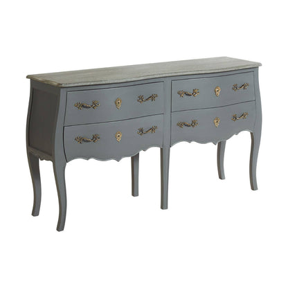 Loire Grey 4 Drawer Sideboard