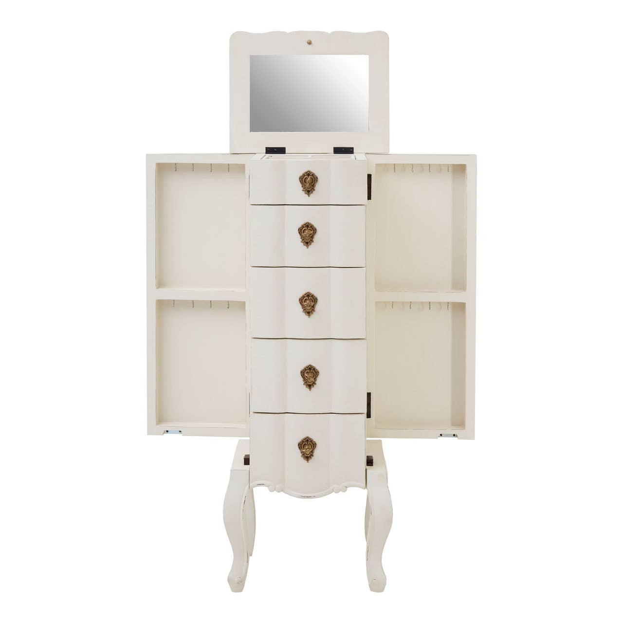 Loire 5 Drawer Small Chest White