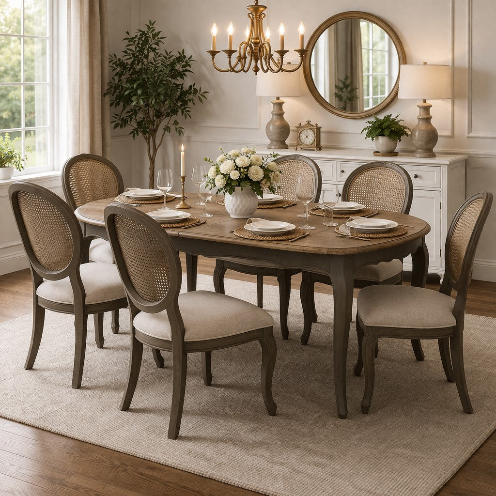 Loire Dark Grey Dining Table