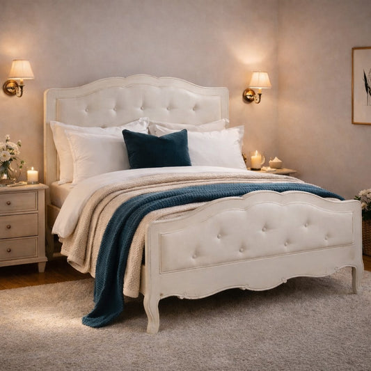 Loire White  Double Bed
