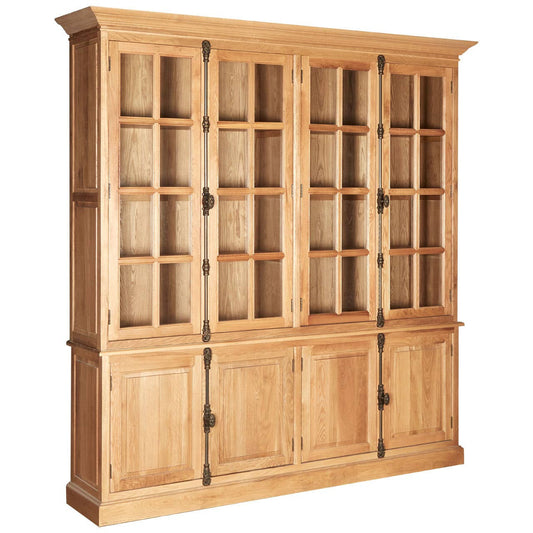 Lyon Natural Oak Wood Large Cabinet