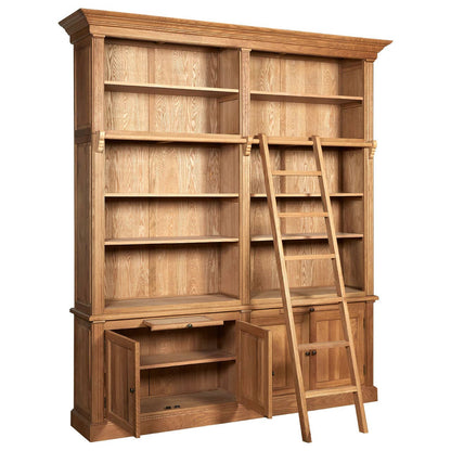 Lyon 2 Section Bookcase With Ladder